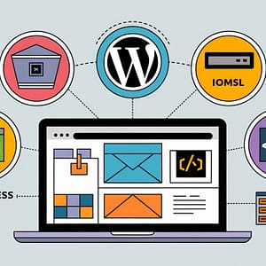 Image of website creation map